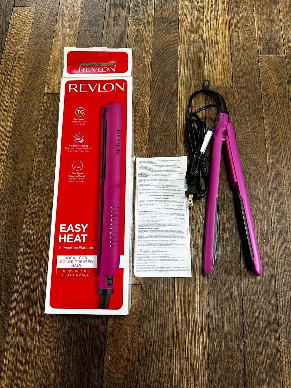Revlon Easy Heat 1" Precision Flat Iron RVST2217N1